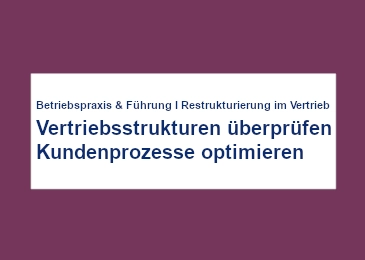 Mercuri Artikel - Vertriebsstrukturen überprüfen, Kundenprozesse optimieren