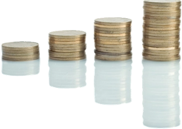 4-haufen-mit-muenzen