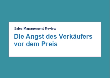 Die Angst des Verkaeufers vor dem Preis