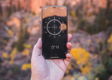 a compass