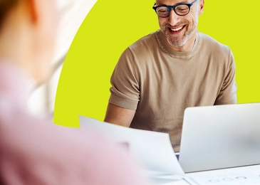 Smiling business man